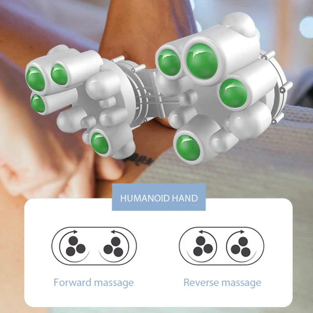 Premium Electric Massage Pillow for Back, Neck & Shoulder Relief – 3D Deep Tissue Nodes, Infrared Heating, Multiple Massage 