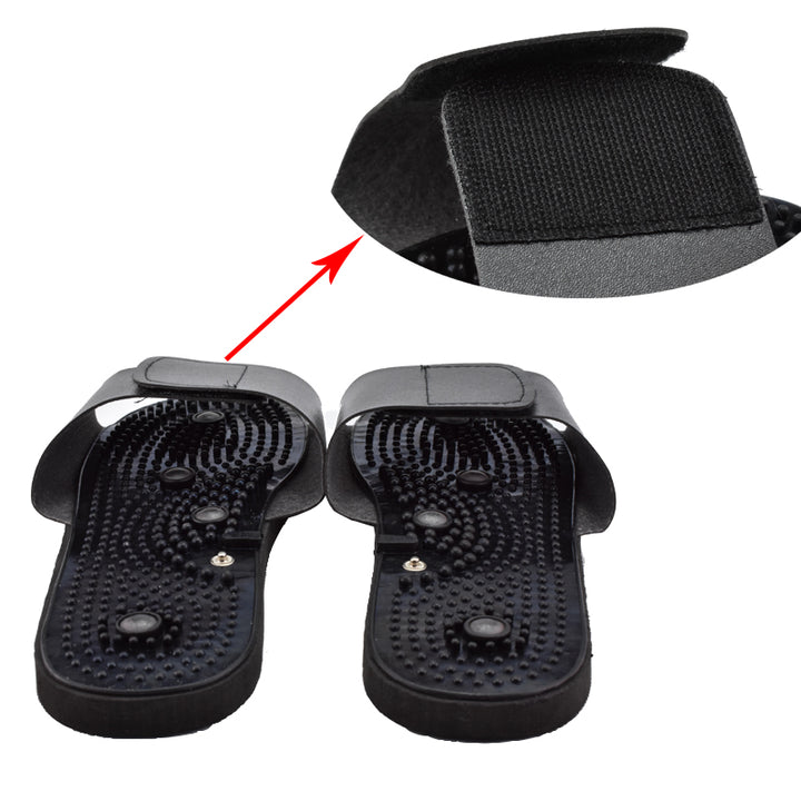 Premium Electric Muscle Stimulator Massage Slippers for Pain Relief – TENS Therapy Foot Massager with Acupuncture Function 