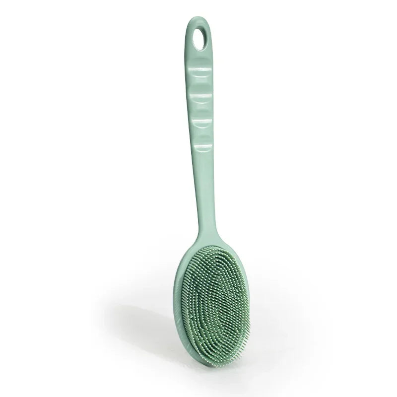 Premium Exfoliating Bath Brush with Soft Handle – Back Scrubbing & Skin Massager, Shower Sponge for Deep Clean, Gentle  