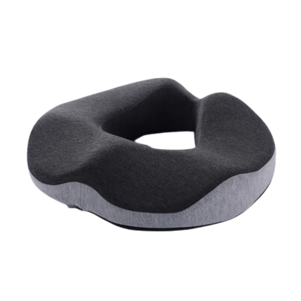 Premium Memory Foam Donut Seat Cushion – Tailbone, Hemorrhoid, Sciatica, and Bed Sore Relief for Office, Travel, or Home Use 