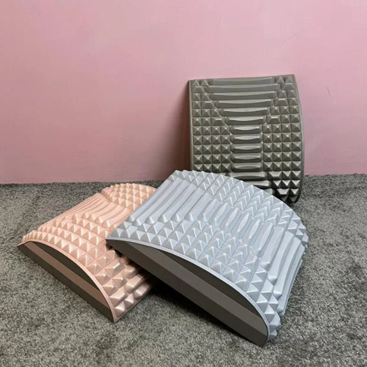 Premium Back and Neck Stretcher Pillow with Lumbar Support, Ergonomic Spinal Corrector for Posture Correction, Body Pain 