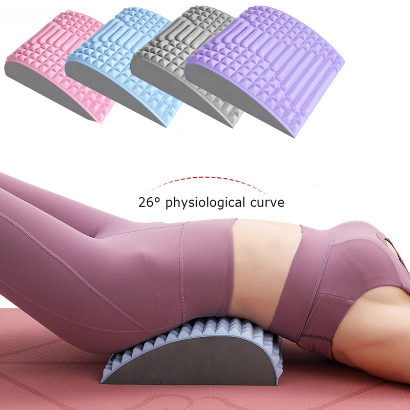Premium Back and Neck Stretcher Pillow with Lumbar Support, Ergonomic Spinal Corrector for Posture Correction, Body Pain 