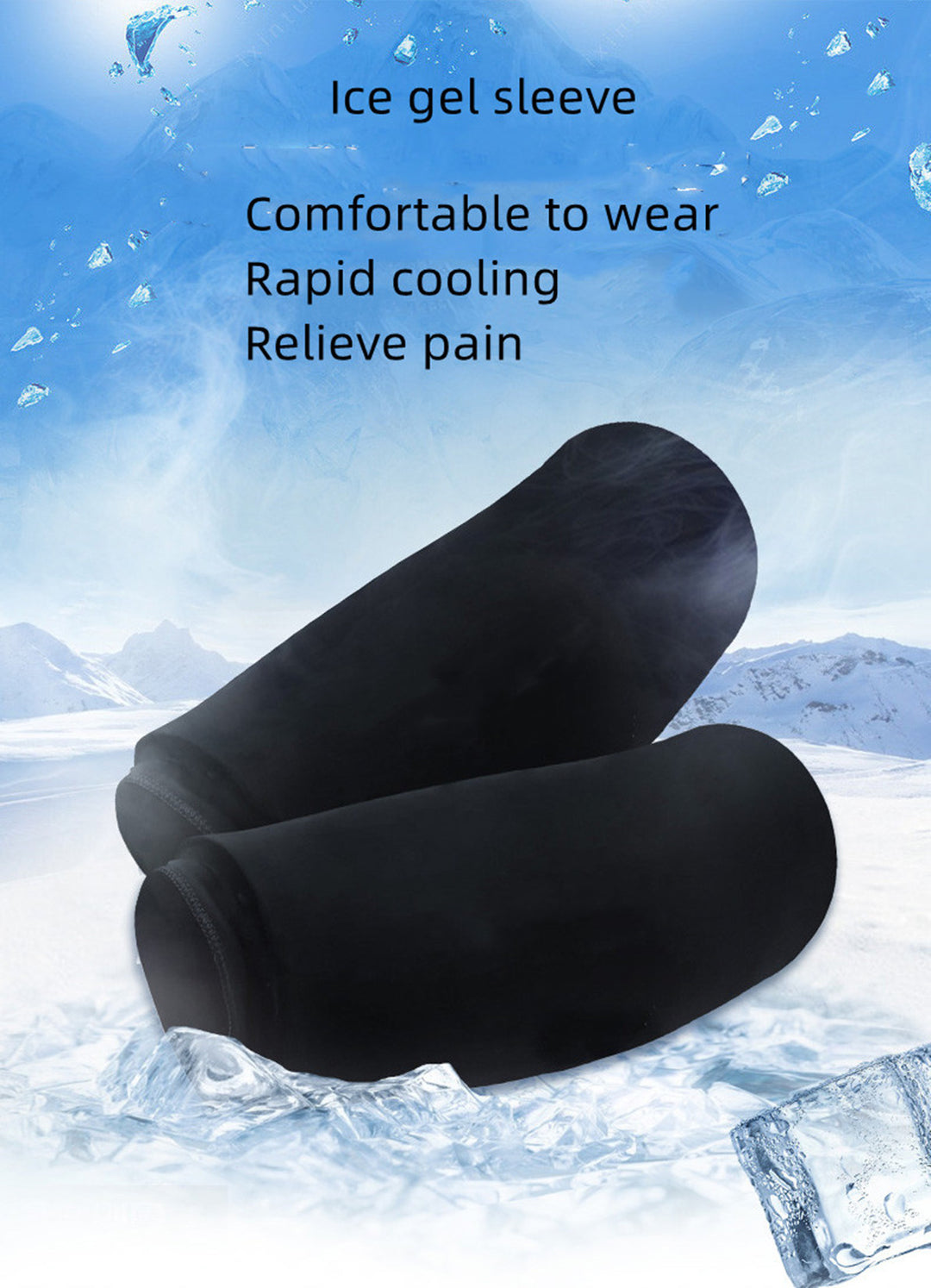 Premium Elbow Ice Pack - Hot & Cold Compression Sleeve for Joint Pain Relief, Swelling & Soreness - Gel Wrap for Bruising, 