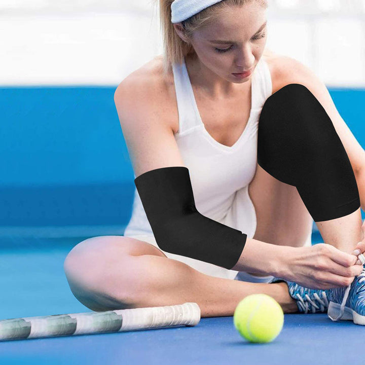 Premium Elbow Ice Pack - Hot & Cold Compression Sleeve for Joint Pain Relief, Swelling & Soreness - Gel Wrap for Bruising, 