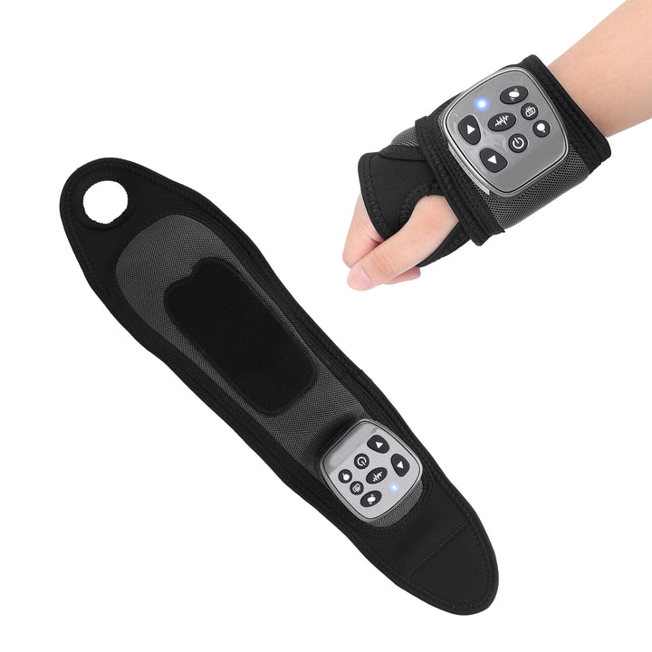 Premium Electric Hand Massager for Pain Relief | 3-in-1 Air Compression, Heat, Vibration | Cordless Massage Machine for