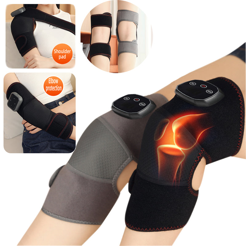 Premium Electric Heating Knee Massager | Intelligent Warm Compress for Joint Protection | Adjustable 45°C-65°C | 3-Second 