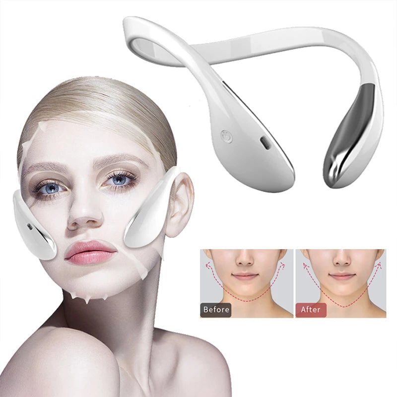 Premium EMS V-Face Massager - Face Lifting Machine for Chin Lift, Facial Slimming & Skin Tightening with Anti-Wrinkle