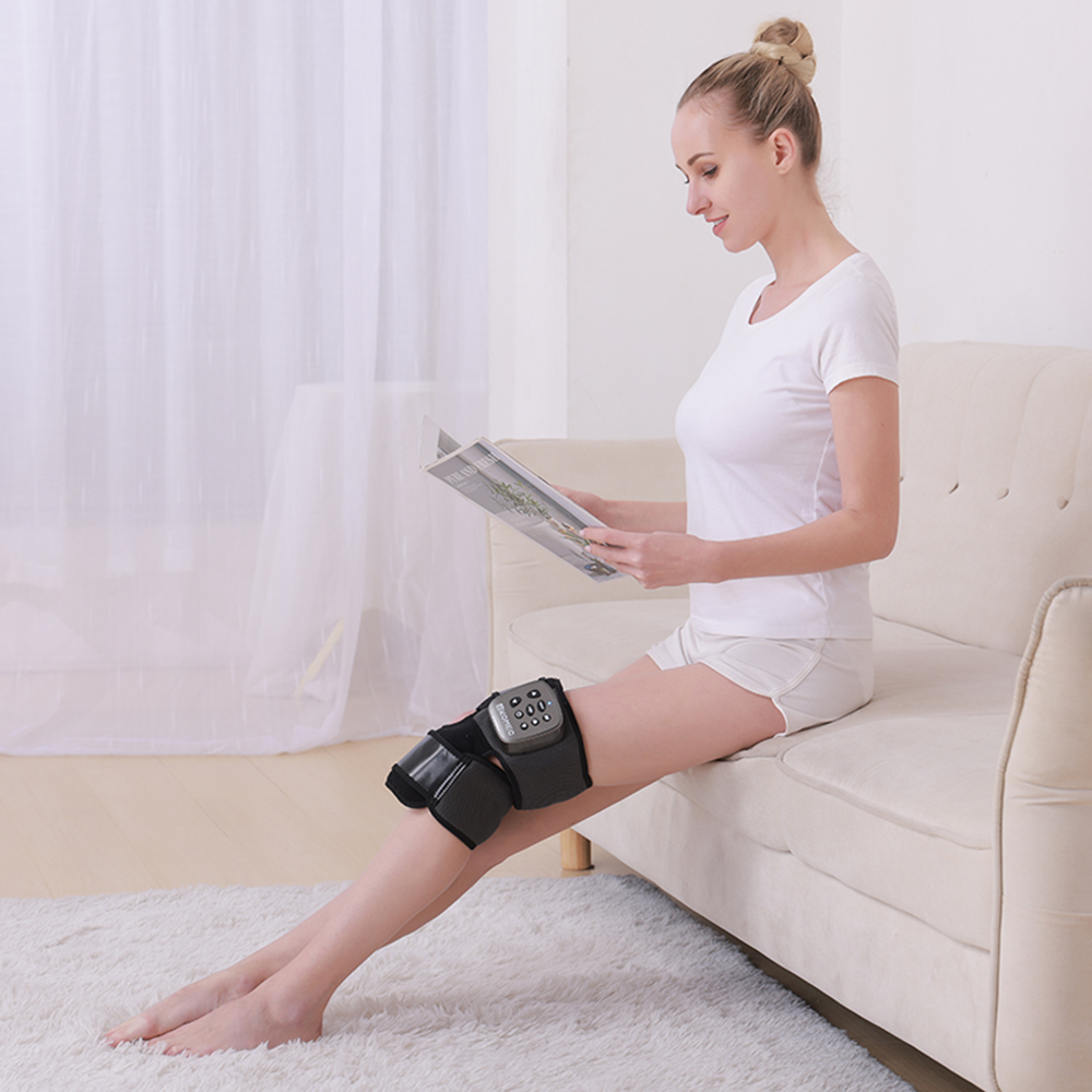 Premium Foot Massager 3 in 1 with Vibration, Air Compression & Heat Compress for Ankle Pain Relief