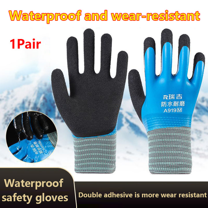 Premium Hot & Cold Compress Glove with Adjustable Wrist Strap - Reusable Gel Ice Pack for Tendinitis Relief, Hand Massage, 