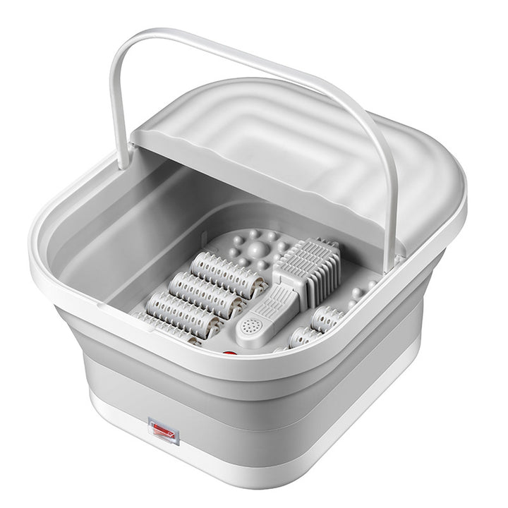 Premium Portable Thermostatic Foot Massage Tub – Foldable Heating Automatic Foot Bath for Home Relaxation & Blood Circulation