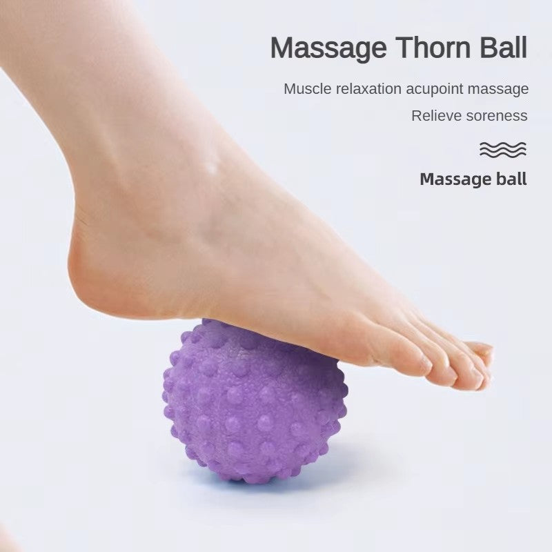 Premium TPE Trigger Point Massage Ball - Yoga, Foot & Leg Acupoint Roller for Muscle Relaxation, 5cm Diameter, Lightweight