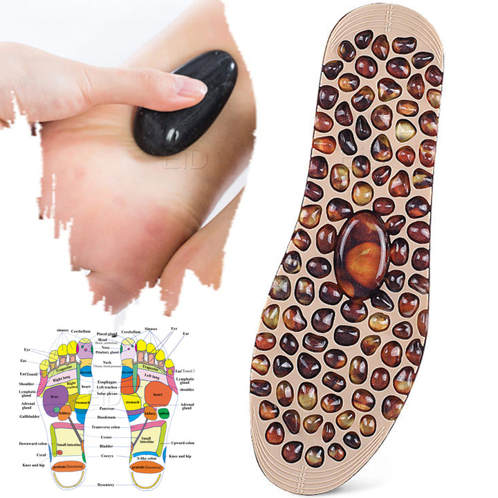 Premium Magnetic Massage Insoles for Foot Acupressure, Slimming Shoe Pads for Weight Loss in Men and Women, High-Quality 