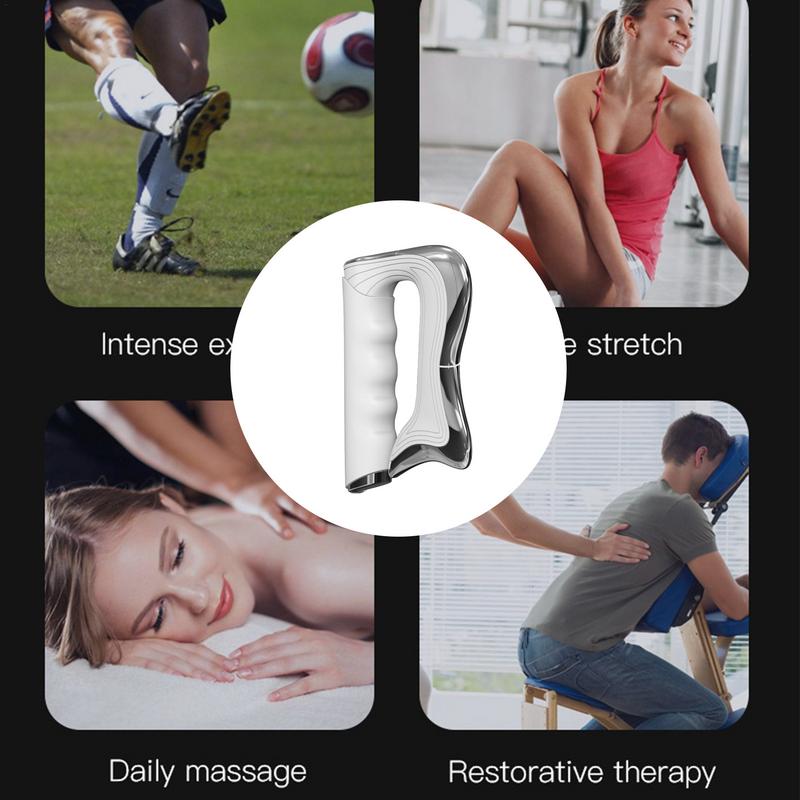 Premium Electric Muscle Massager for Deep Tissue Therapy – NMES Myofascial Gua Sha Scraper, Micro-Vibration & Micro-Current, 