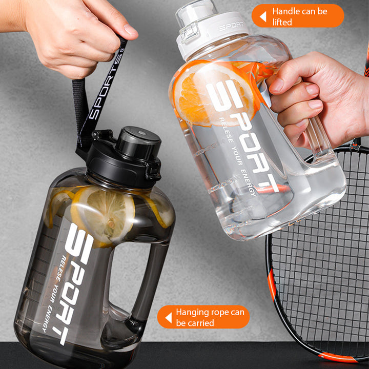 Premium Large Capacity 1.7L/2.7L Sports Water Bottle - Portable Fitness Cup for Gym, Cycling, Camping, BPA-Free Tritan