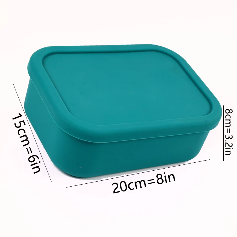 Premium Leak-Proof Bento Lunch Box – Reusable Silicone Meal Prep Container, BPA-Free, Microwave & Dishwasher Safe, Perfect  