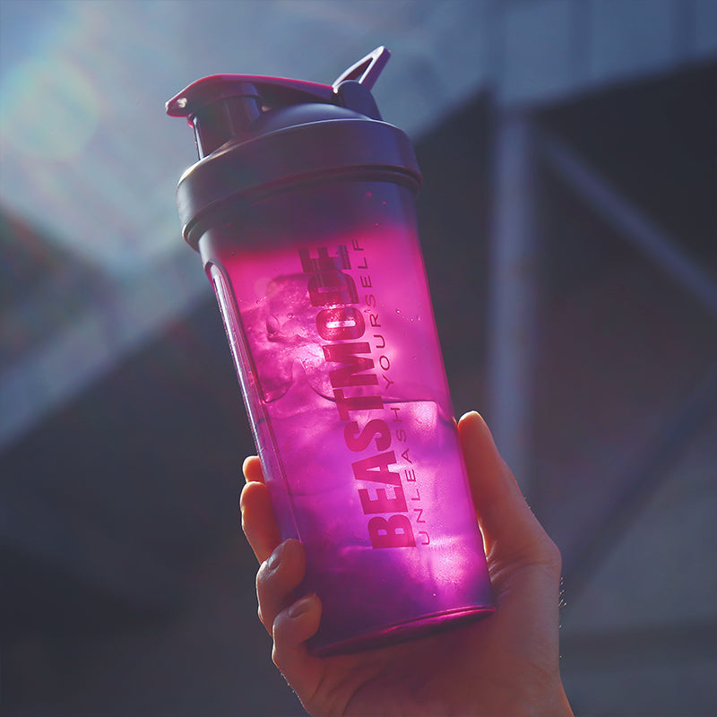 Premium 600ML Shaker Bottle – BPA-Free Sports Water Bottle with Protein Mixer – Portable Travel Cup with Stainless Steel 