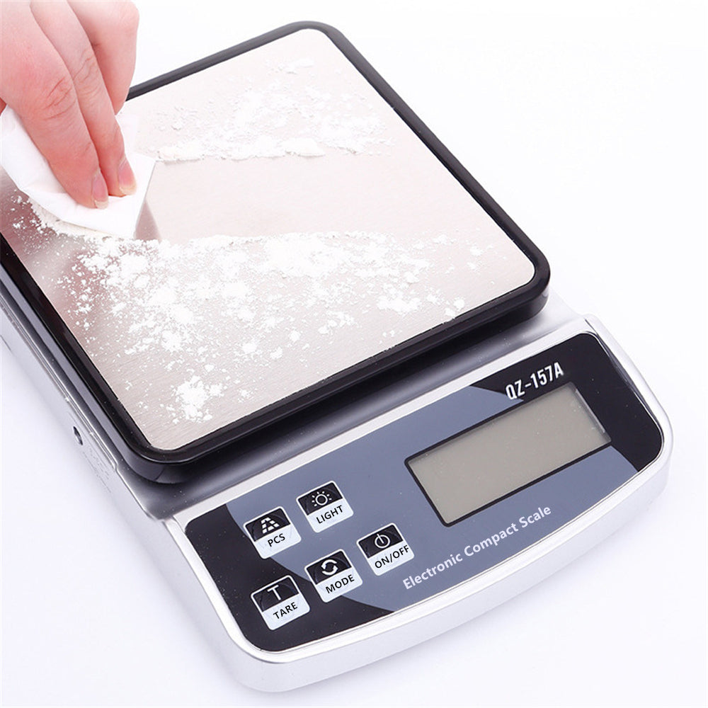 Premium Electronic Kitchen Scale - USB Rechargeable Smart Digital Balance for Food, Coffee, and Baking (3KG/5KG/10KG 