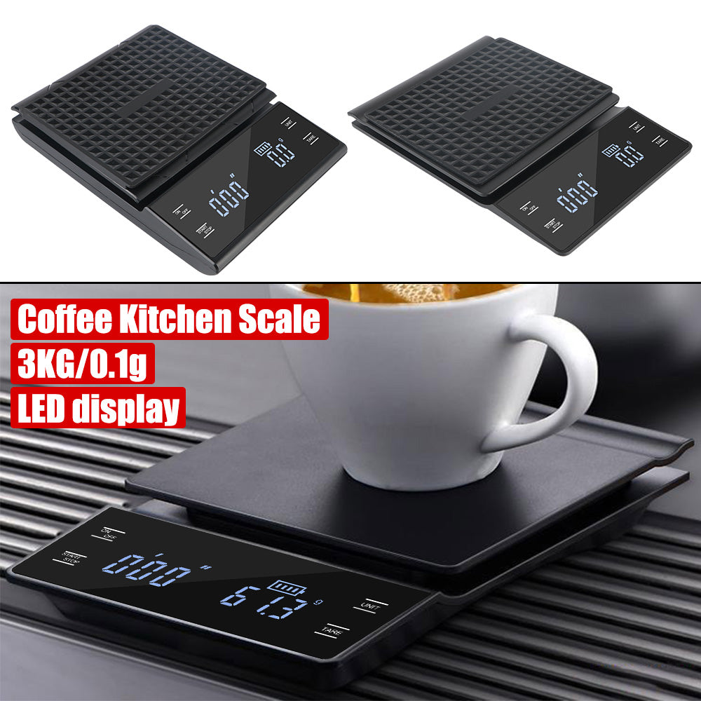 Premium Digital Coffee and Kitchen Scale – Precision Food Scale with Timer, High-Accuracy Mini Electronic Scale for Jewelry 