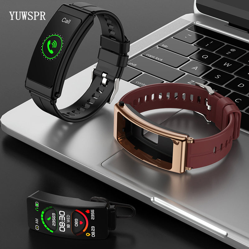 Premium Bluetooth Smart Fitness Watch – Heart Rate, Pedometer, Sports Tracker, Fitness Band for Men & Women, Talk Bluetooth 