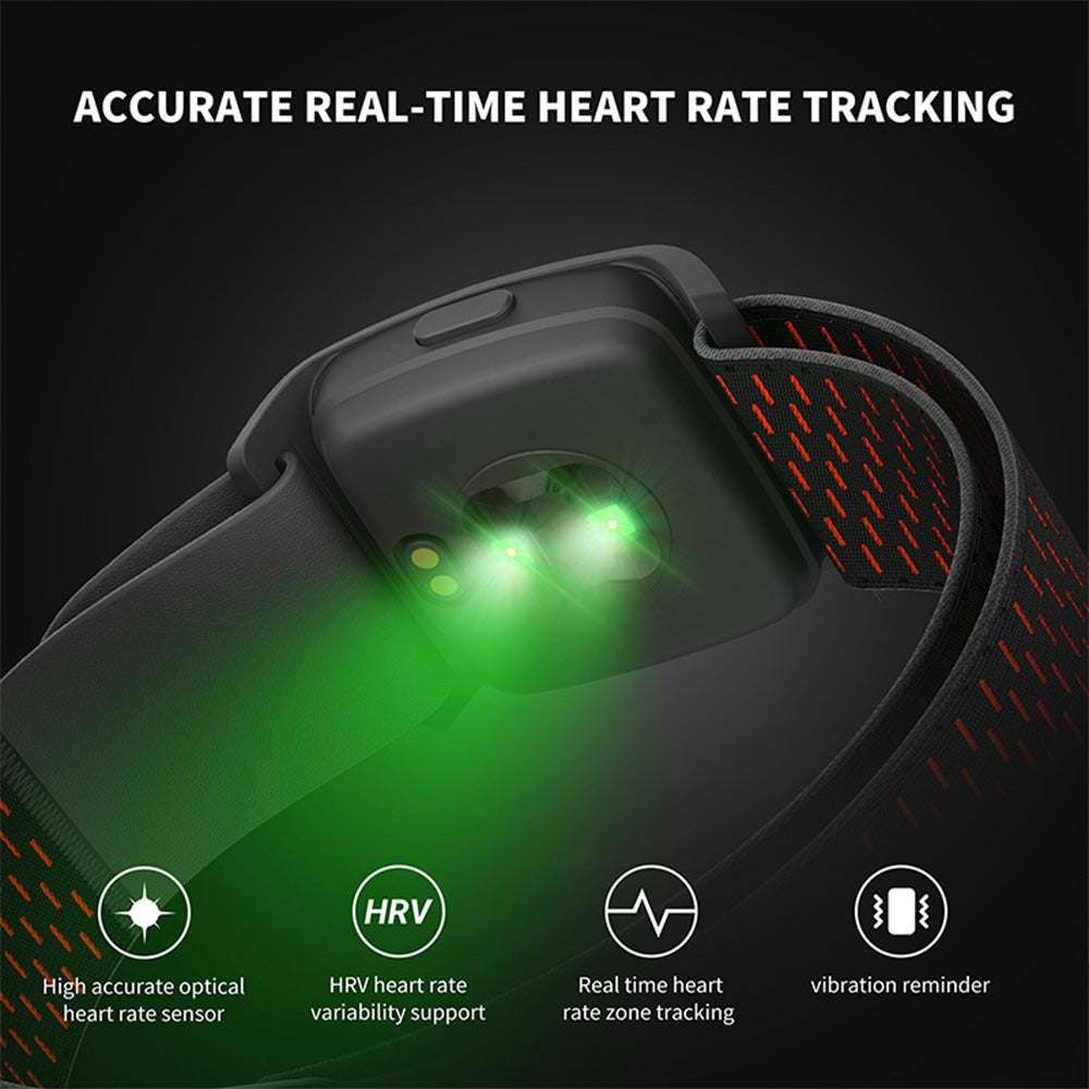 Premium Heart Rate Monitor Bracelet – Bluetooth 4.0 ANT+ Sensor for Cycling, Garmin & Wahoo Compatibility, Outdoor Fitness