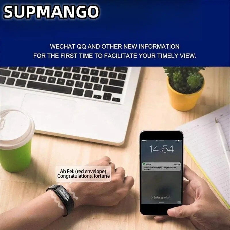 Premium Smart Fitness Watch – Heart Rate, Blood Pressure, Step Counting, Sleep Monitoring, Sports Tracker, Bluetooth, Multi-