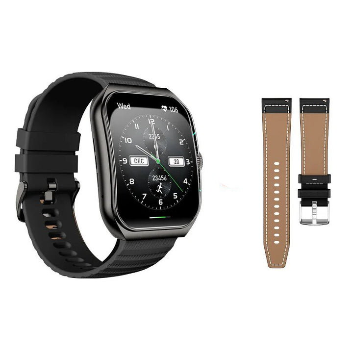 Premium Smartwatch with 1.96" Curved AMOLED Display, Bluetooth Calling, IP68 Waterproof, 100+ Sports Modes, AI Voice 