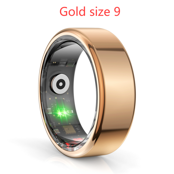 Premium Smart Ring for Health Monitoring – Military Grade Titanium, Waterproof IP68 & 3ATM, Multi-Sport Modes, Heart Rate &