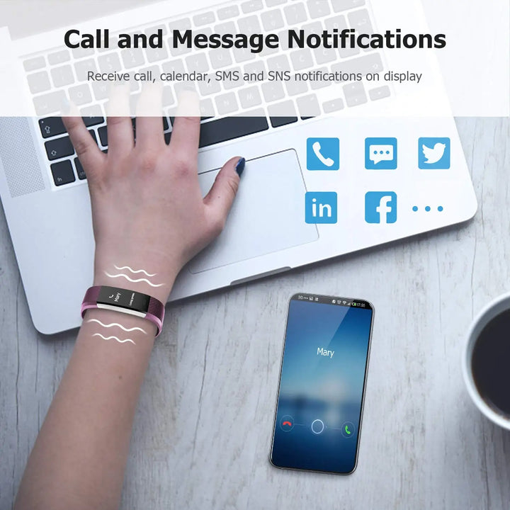 Premium Smart Fitness Tracker – ECG, HRV Analysis, Heart Rate Monitor, IP68 Waterproof Smartwatch for Android & iOS, Accurate Sleep & Fitness Tracking - StrengthXPhysiotherapy