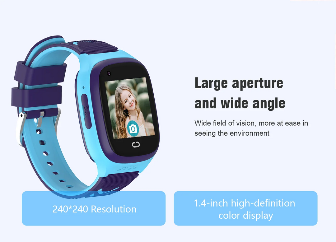 Premium Kids 4G Smart Watch - GPS Tracker, Video Calls, SOS, Waterproof, Camera, Location Monitor - StrengthXPhysiotherapy