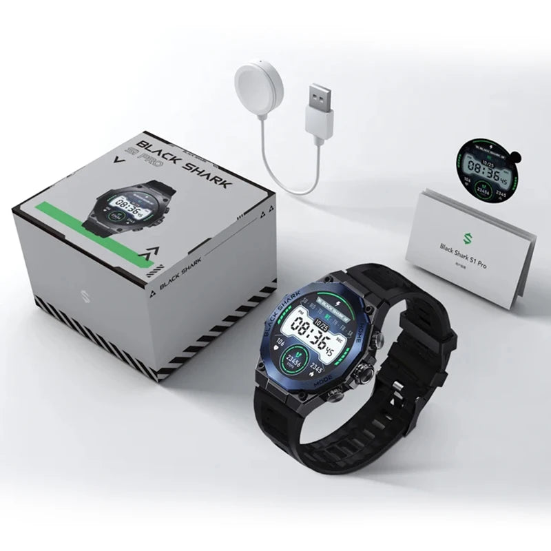 Premium Smartwatch for Men & Women – 1.43" AMOLED Display, GPS, 100+ Sports Modes, 21 Days Battery Life, 5ATM Waterproof, 