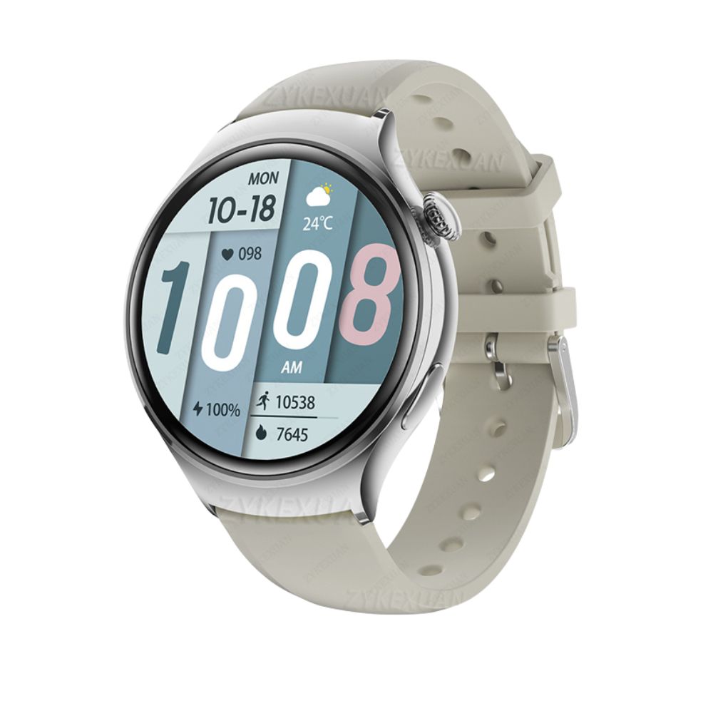 Premium Smartwatch for Women - AMOLED Display, Bluetooth Calling, NFC, GPS, IP68 Waterproof, Multiple Sports Modes, Heart 