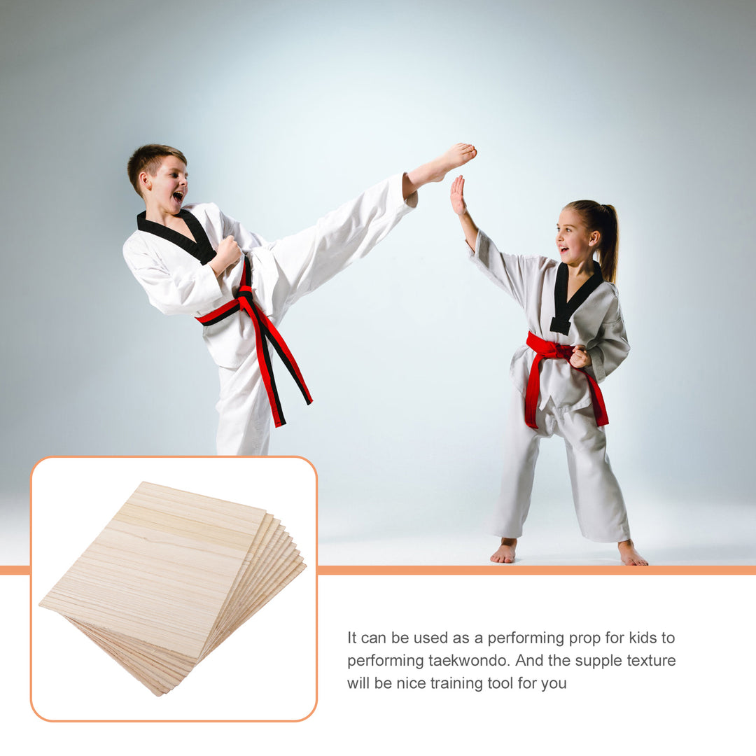 Premium Taekwondo Breaking Boards – 10pcs Karate Wooden Training Boards – Durable Punching & Breaking Board for Taekwondo
