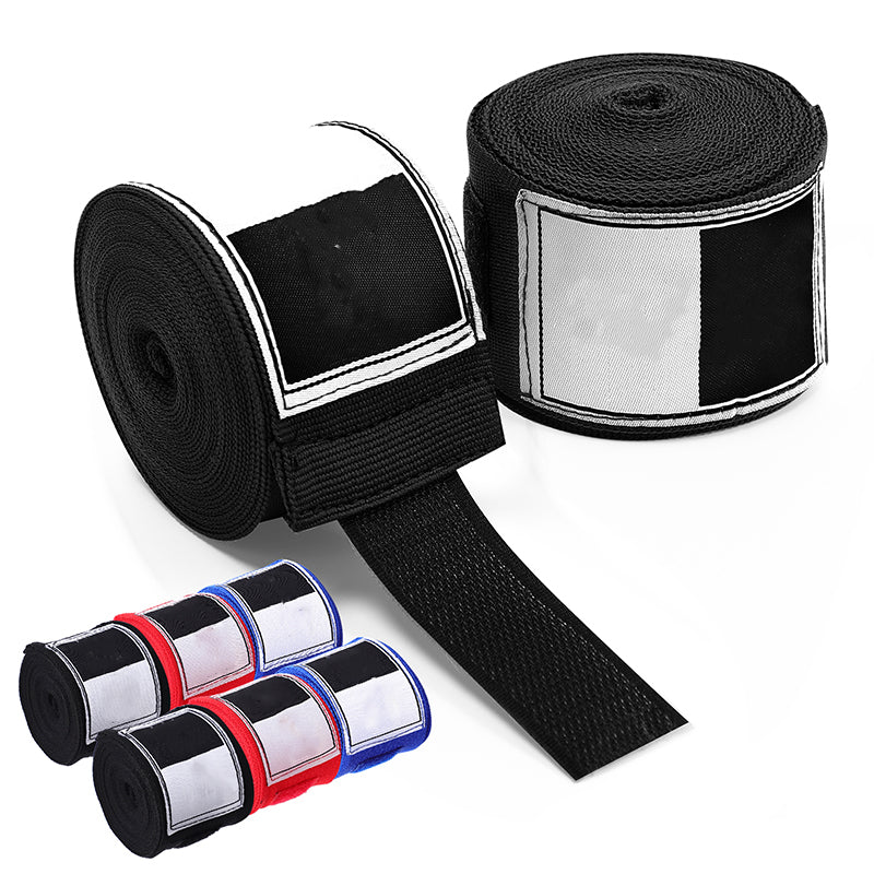 Premium Boxing Hand Wraps Inner Gloves – 180 Inch Elasticated Bandages with Thumb Loop, Wrist Protection for MMA, Muay Thai, Kickboxing, and Combat Sports - StrengthXPhysiotherapy