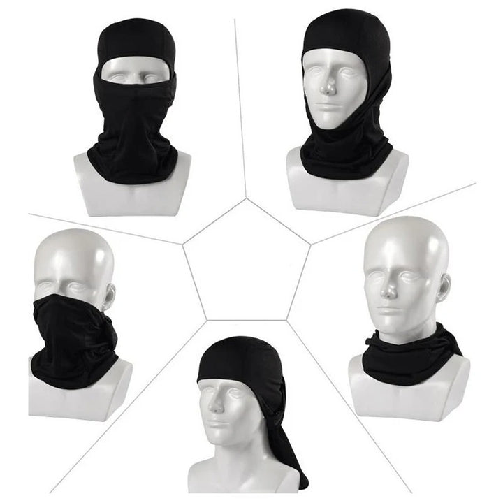Premium Tactical Balaclava Full-Face Mask – Windproof, Dustproof Hunting, Cycling, and Wargame Headgear, Multicam Bandana Neck Gaiter for Outdoor Sports, Skiing, Climbing, and Motorcycle Use - StrengthXPhysiotherapy