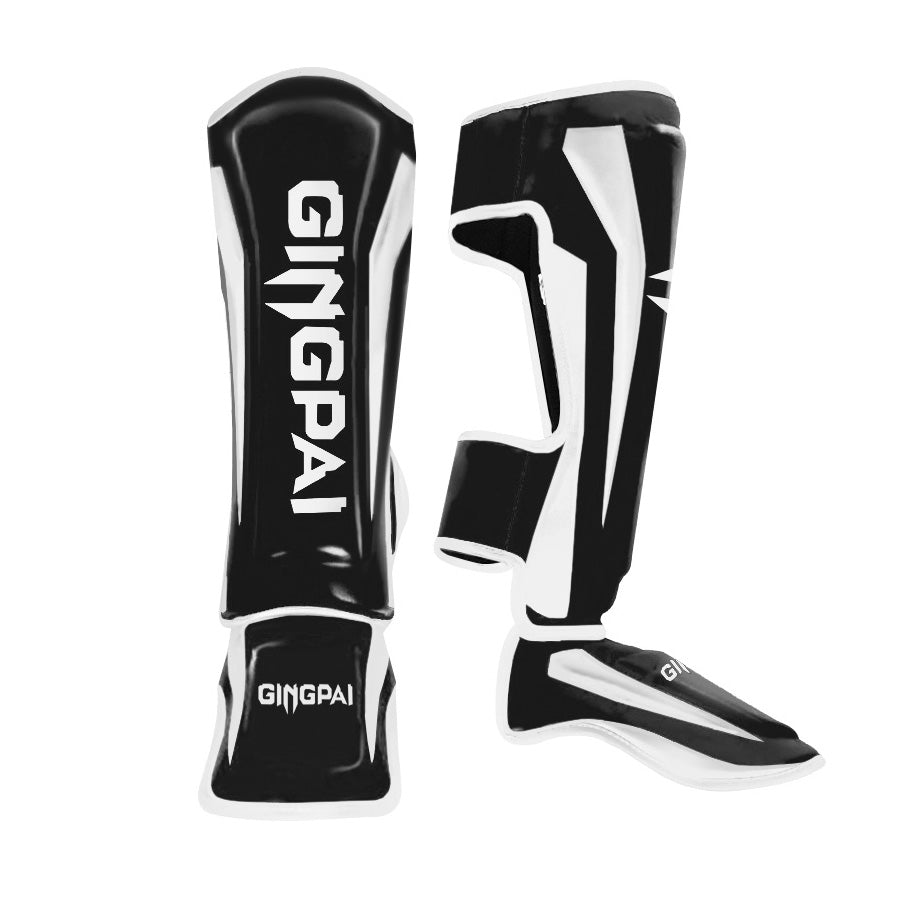 Premium Muay Thai Leg Protectors – High Quality Sanda Fighting Combo with Thickened Back Guard, Durable Leg Guards 