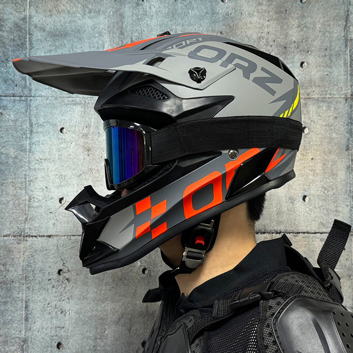 High-Quality Kids Off-Road Helmet - Motocross, Mountain Bike, ATV, DOT Certified, Lightweight ABS Material, Full Face Safety