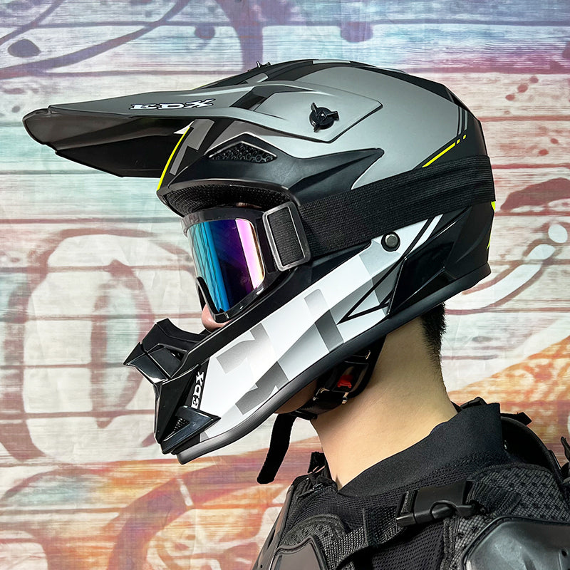 High-Quality Kids Off-Road Helmet - Motocross, Mountain Bike, ATV, DOT Certified, Lightweight ABS Material, Full Face Safety