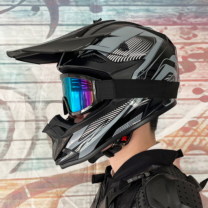High-Quality Kids Off-Road Helmet - Motocross, Mountain Bike, ATV, DOT Certified, Lightweight ABS Material, Full Face Safety
