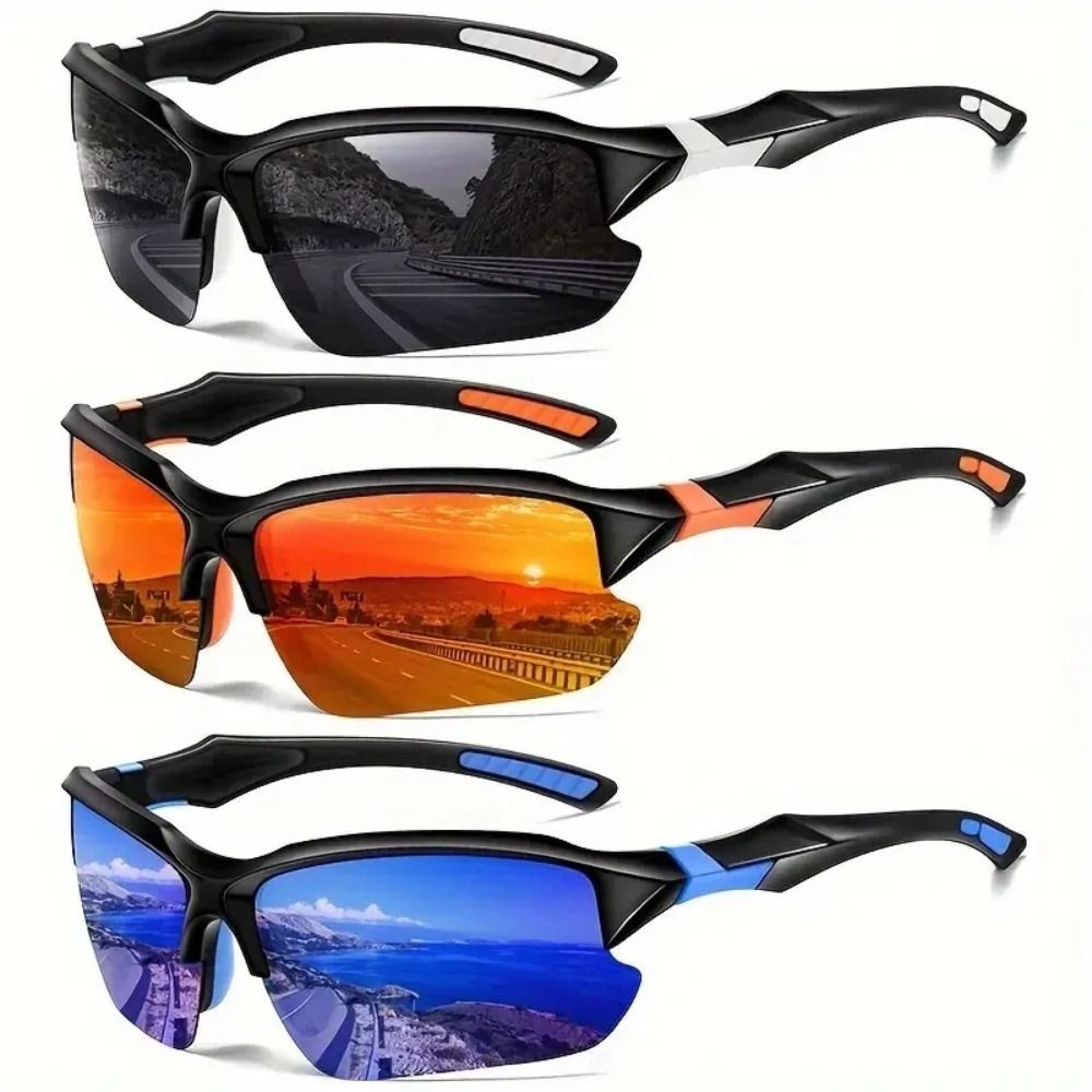 Premium Polarized Cycling Sunglasses – UV400 Protection, HD Lens, Comfortable Outdoor Sports Goggles for Men, UV Resistant