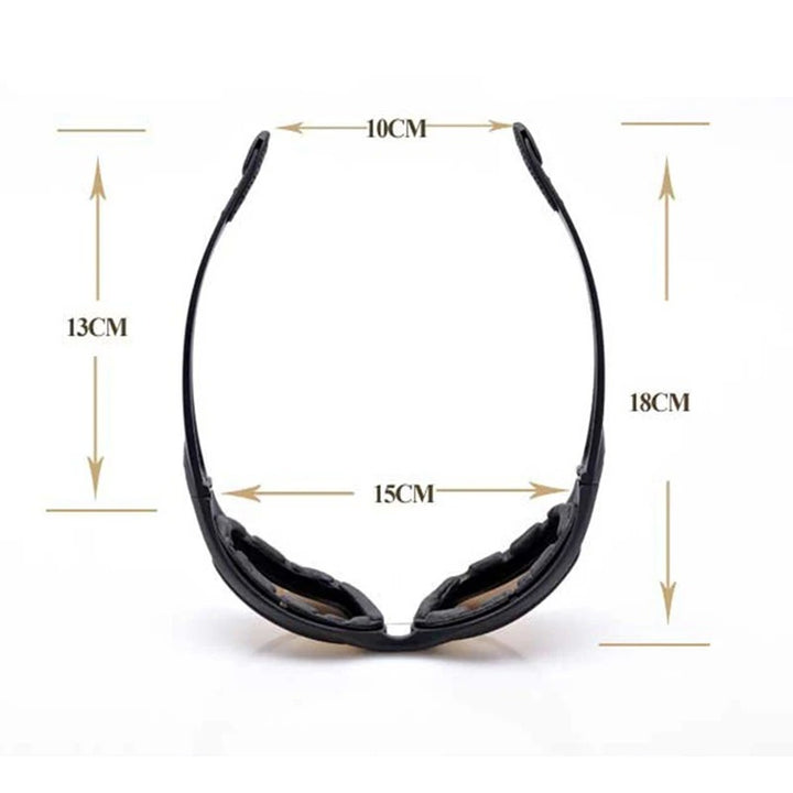 Premium Tactical Polarized Sport Glasses – UV Protection, Anti-Glare, 4 Lens Options for Shooting, Airsoft, Hunting, Hiking & Safety Eyewear - StrengthXPhysiotherapy