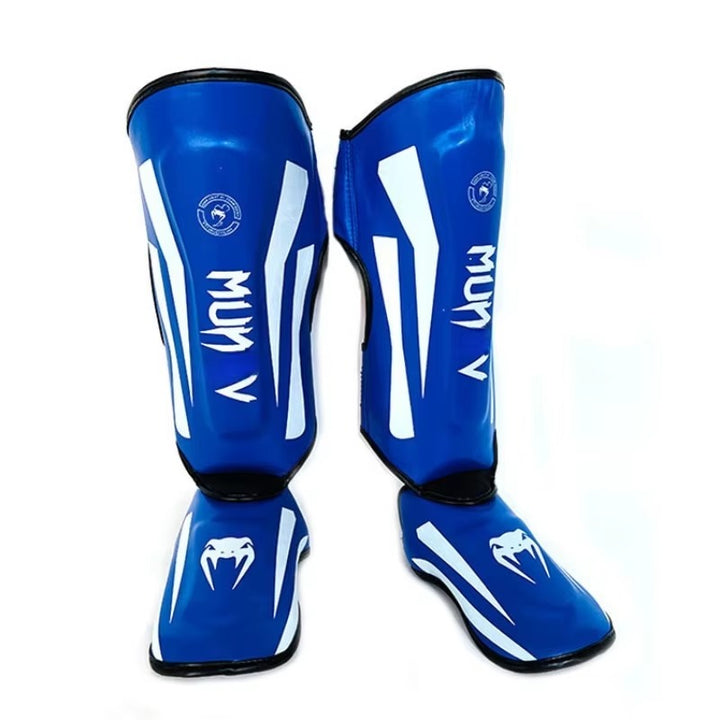 Premium Kickboxing Leg Guards – Muay Thai Ankle Protector, MMA Shin & Boxing Thickened Fighting Gear, Protective Ankle 