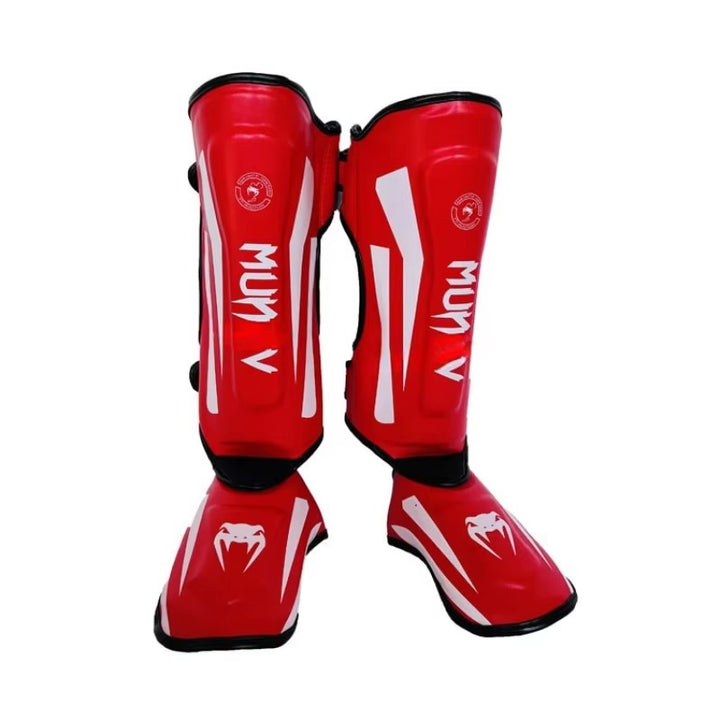 Premium Kickboxing Leg Guards – Muay Thai Ankle Protector, MMA Shin & Boxing Thickened Fighting Gear, Protective Ankle 