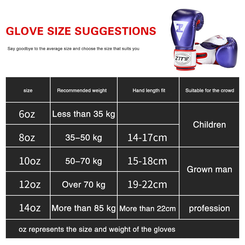 Premium Kick Boxing Gloves for Men & Women – High Quality PU Leather, Durable Combat Gloves for Karate, Muay Thai, MMA, 