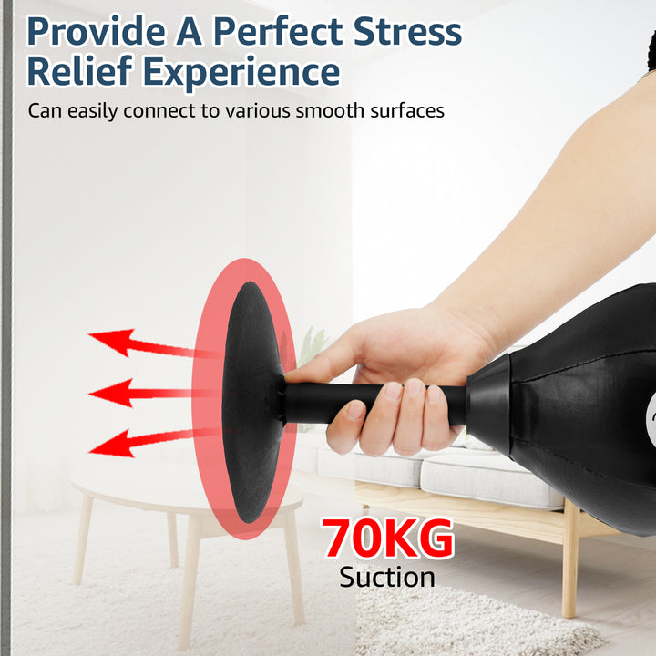Premium Desktop Punching Bag – Stress Relief Toy with Strong Suction Cup – Fun Punch Rage Bag for Office & Home – Durable 
