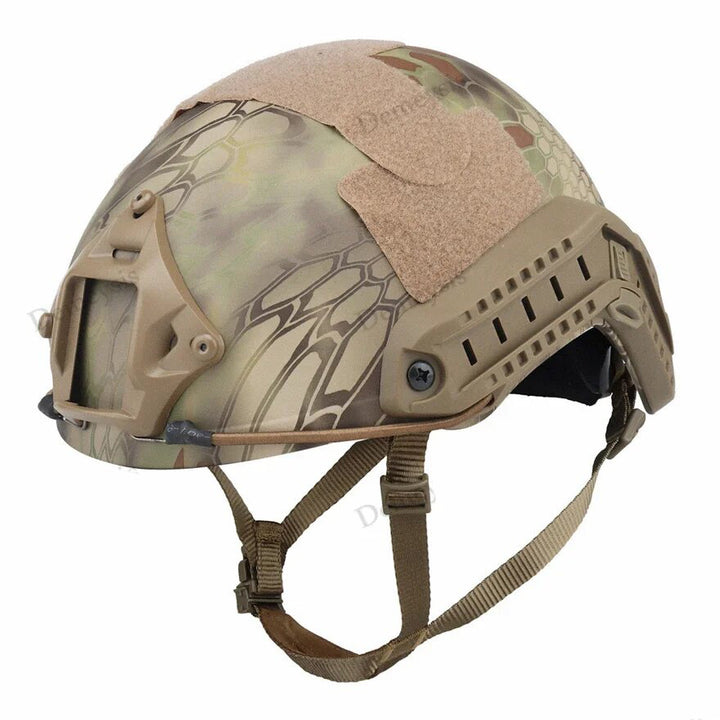 Premium FAST Tactical Helmet – Airsoft MH Camouflage, NVG Mount, Adjustable Outdoor Sport Helmet for Safety & Tactical Use