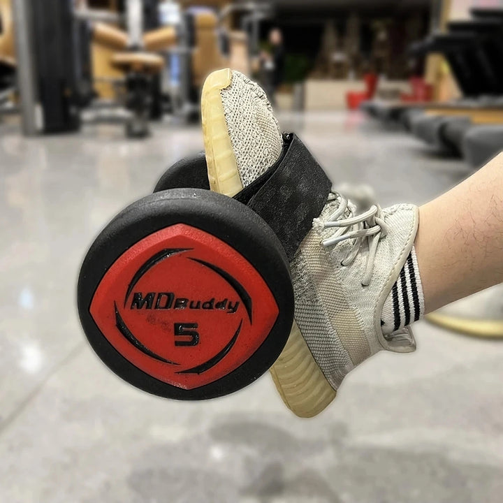 Premium Dumbbell Ankle Straps – Adjustable Foot Bands for Tibialis Training, Leg Strengthening, Weight Lifting, Fitness