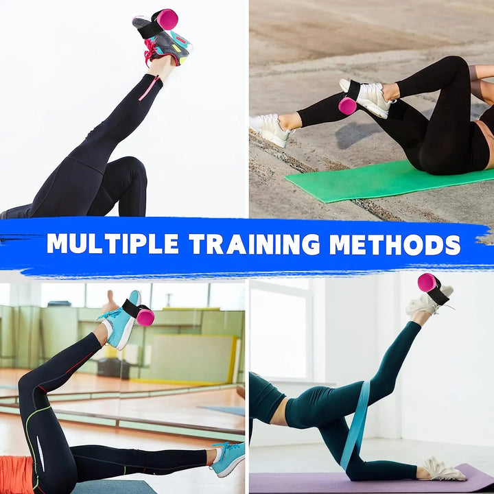 Premium Dumbbell Ankle Straps – Adjustable Foot Bands for Tibialis Training, Leg Strengthening, Weight Lifting, Fitness