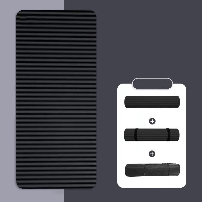 Premium Super Long Yoga Mat – 2M Extra Large High-Density Exercise Mat for Pilates & Fitness – Waterproof, Anti-Skid, 15mm Thickness, with Carry Bag – Ideal for Men & Beginners - StrengthXPhysiotherapy