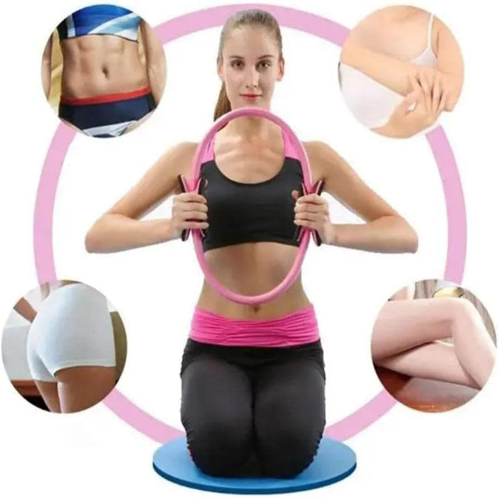 Premium Yoga Pilates Circle – Fitness Hoop for Inner Thigh & Body Sculpting – Durable Home Gym Equipment – Ideal for Upper