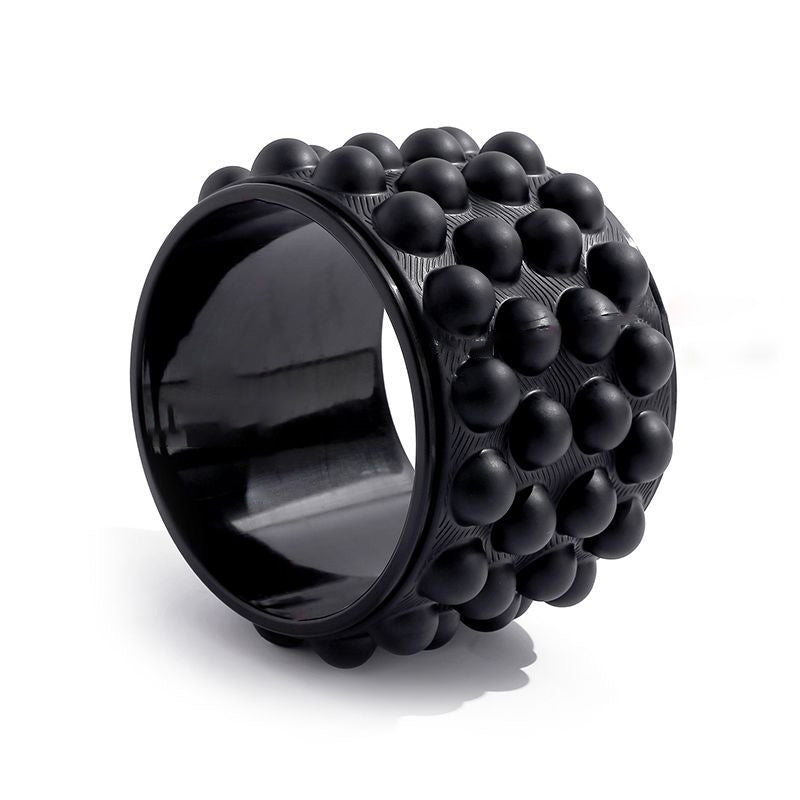 Premium Yoga Wheel – Back Stretcher & Massager for Pain Relief – Durable, Non-Slip Frame – Strong Support Up to 440 lbs – Posture Fit Padding for Comfort – Ideal for Home & Gym Use - StrengthXPhysiotherapy